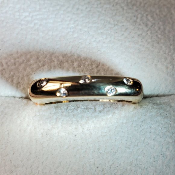 Beautiful 18K white gold diamond ring. - Picture 4 of 11